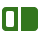 Green and black geometric shapes