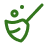 Simple green cleaning symbol