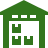 Warehouse icon with stacked boxes